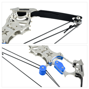 Ensemble d'<span class=keywords><strong>arc</strong></span> et de flèches en acier inoxydable avec petite <span class=keywords><strong>poulie</strong></span> pour la chasse et le tir sur cible - Product Image 5