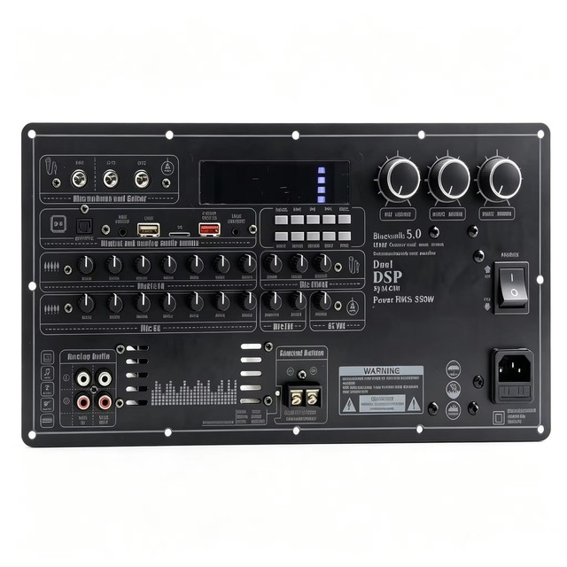 HL-A1025 Built-In DSP Processor High Power Amplifier Board With Bluetooth 5.0