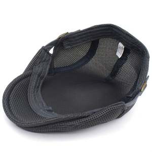 Boina de golf personalizada para hombre, gorra de sol estilo Ivy, gorra de malla, boina de algodón, gorra casual puntiaguda para hombre, gorra transpirable de pico de pato para exteriores. - Product Image 4