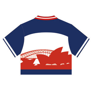 Maillot de football vintage personnalisé en mesh, sublimation, maillot souvenir de football américain, drapeau australien, coupe ample, maillots de football - Product Image 3