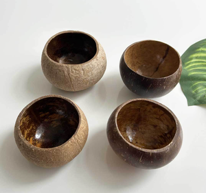 Nhà Máy bán hàng trực tiếp dừa tự nhiên Vỏ bát nến và hương liệu cho nhà hàng khách sạn đám cưới Bộ đồ ăn bán buôn - Product Image 1