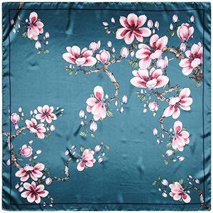 Pañuelo para <span class=keywords><strong>cabeza</strong></span> de mujer de satén ligero al por mayor, envoltura de pelo de seda suave cuadrada de 35 pulgadas para dormir, para ropa de <span class=keywords><strong>playa</strong></span> - Product Image 5