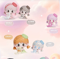 Figurines PVC Pommy Beans de la série Enjoy the Moment de la marque Top Brand Pommy Minis Blind Box, décorations de bureau, jouets de collection, 40 pièces.