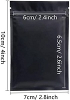 Taille personnalisée gravure couleur personnalisée imprimé pochette de sécurité debout PE fermeture éclair sacs de rangement étanches pour aliments bonbons café bonbons