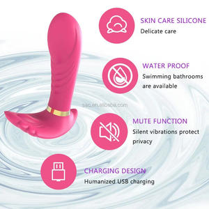 Baru pemanas otomatis pengendali jarak jauh nirkabel wanita dewasa Dildo mainan seks celana dalam Mini dapat dipakai Vibrator untuk stimulasi klitoris - Product Image 5