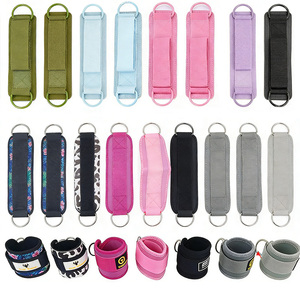 जिम स्ट्रैप पावरलिफ्टिंग के लिए फिटनेस गुलाबी टखने का ब्रेस भारोत्तोलन टखने का पट्टा - Product Image 5