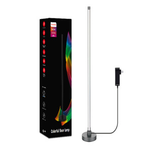 Beiyang — lampe <span class=keywords><strong>LED</strong></span> RGB au design nordique moderne avec télécommande, lumière avec dents bleues, luminaire décoratif d'intérieur, idéal pour un <span class=keywords><strong>salon</strong></span>, 140cm - Product Image 3