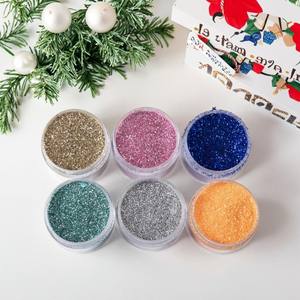 Blockbuster transfronterizo 0,2mm Polvo de cebolla dorada Fantasía Láser Flash Polvo Brillo Flujo Lino Oro Polvo 10g Botella - Product Image 5