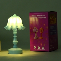 Lampe décorative simple à faire soi-même, petite lampe de table, mini pièce décorative, petite lampe de nuit, lampe de chevet mignonne, bourgeon de fleur