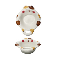 Keramik Öko-Freundliche Katzen-Design Dessertschale Handbemalte Niedliche Katzen-Reis- und Obstsalatschale