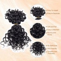 Cheveux de tressage humains d'usine Tressage de cheveux en vrac Boho 12-26 pouces Paquets de cheveux humains de vague d'eau pour tresses Boho
