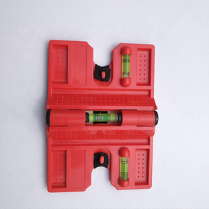 Niveau à bulle multifonctionnel réglable avec rapporteur d'angle, jauge d'angle en plastique et inclinomètre pour le travail du bois et la construction - Product Image 5