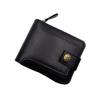 Nuevas carteras de moda para hombre, bolsos retro de alta gama con cremallera, bolsas de almacenamiento para cambio, carteras para tarjetas portátiles para viajes al aire libre, ligeras - Product Image 5