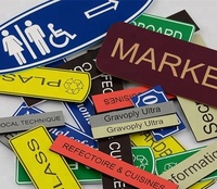 Feuille double couleur or/argent mat/brillant de 1,3 mm/1,5 mm/2 mm pour gravure laser CNC