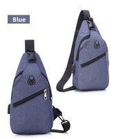 Sac de poitrine pour homme le plus vendu, sac de poitrine léger en polyester à bandoulière pour les week-ends en plein air
