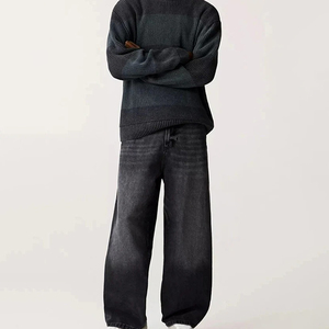 <b>Mens</b> Heavy Duty Denim Workwear Durable Construction Denim <b>Work</b> Pants Multi Pocket Baggy Denim <b>Jeans</b> Manufacturer - Product Image 4