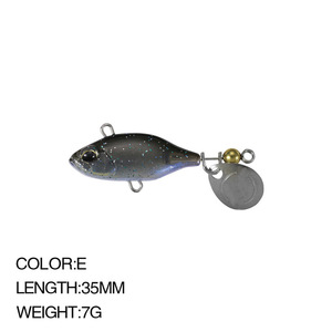 Leurre vibrant miniature <span class=keywords><strong>pas</strong></span> <span class=keywords><strong>cher</strong></span> en vente, 35 mm, 7 g, cuillère artificielle en plastique, leurre à spinner dur avec hameçon, leurre à fond coulant - Product Image 4