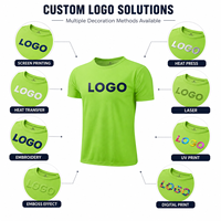 T-shirt de performance à séchage rapide, logo personnalisé, évacuation de l'humidité, tee-shirt athlétique, vente en gros, vêtements de travail d'équipe, OEM