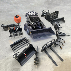 Mini-chargeuse compacte sur chenilles à moteur essence CE EPA, livraison gratuite, pour travaux de terrassement - Product Image 3