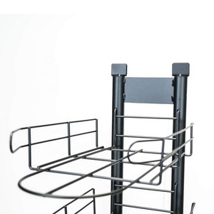 מתלה מטען כובע עמדה על רצפת רירית מסתובבת ליניארי רכוב 3/6/8/8/10/12-שכבות תצוגה מתלה מדף - Product Image 3