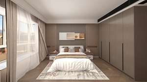 GoldenHome Armoire de plain-pied moderne <span class=keywords><strong>Mobilier</strong></span> de <span class=keywords><strong>vestiaire</strong></span> intégré personnalisé pour toute la maison Chambre à coucher Armoire de maison - Product Image 4