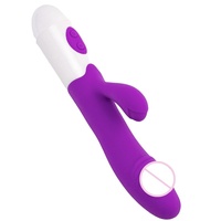 Vibromasseur, jouet sexuel, masturbateur féminin, aphrodisiaque multifréquence en silicone.