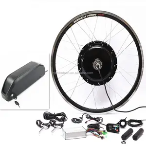 RJ-kit completo de motor de cubo de motocicleta eléctrica, kit de batería de 48v y 1000w