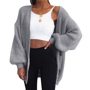 Cárdigan de <span class=keywords><strong>mujer</strong></span> de punto plano estilo Fishman fácil de usar de <span class=keywords><strong>invierno</strong></span> personalizado para <span class=keywords><strong>mujer</strong></span> - Product Image 4