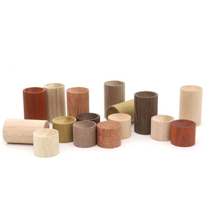 Cilindrico porta incenso in legno diffusore di olio essenziale diffusori per aromaterapia in legno di noce nero per la casa dell'auto - Product Image 1