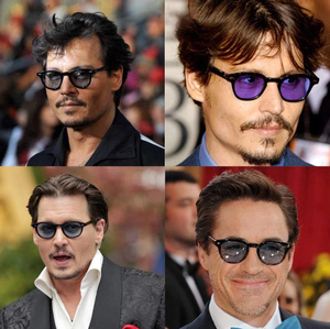 Gafas de Sol Polarizadas <span class=keywords><strong>Johnny</strong></span> <span class=keywords><strong>Depp</strong></span> para Hombre y Mujer, Marca de Lujo, Gafas de Sol Redondas Vintage con Marco de Acetato, Protección Solar para Conductor - Product Image 5