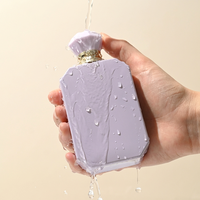 Flacon de parfum octogonal en verre vide, moderne et portable, 30 ml, 50 ml, 100 ml, avec capuchon, design coloré, logo personnalisé