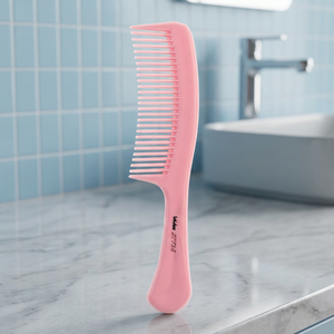 Muestra Gratuita, Venta al por Mayor, Peine para Cabello Estilo Widex 1724 con Logotipo Personalizado, Peine para Desenredar el Cabello, Resistente al Calor, de Plástico Grande - Product Image 2