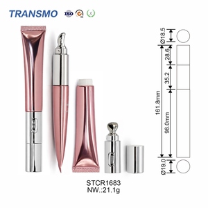 Tubo Cosmético Recargable Sin Desperdicio con Aplicador Metálico, Envase de Plástico Ecológico Reciclable - Product Image 5