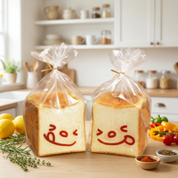 Sacs personnalisés pour pain de mie, emballage alimentaire, boulangerie, toasts, OPP PE, anti-humidité, 100 pièces, sacs pour gâteaux de mariage, pour lait et aliments pour animaux de compagnie