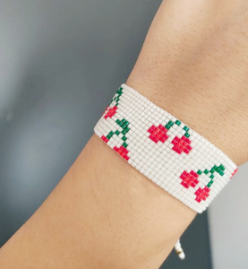 Pulsera ajustable <span class=keywords><strong>de</strong></span> cereza <span class=keywords><strong>miyuki</strong></span>, pulsera <span class=keywords><strong>de</strong></span> moda exquisita tejida a mano, <span class=keywords><strong>venta</strong></span> directa <span class=keywords><strong>de</strong></span> fábrica, <span class=keywords><strong>venta</strong></span> <span class=keywords><strong>al</strong></span> <span class=keywords><strong>por</strong></span> <span class=keywords><strong>mayor</strong></span> - Product Image 3