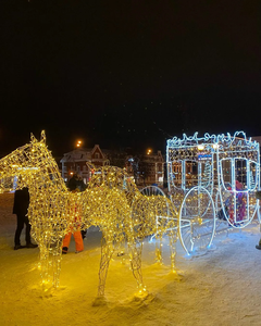 Luz Decorativa para Exteriores con Diseño de Carruaje de Caballos en 3D, Personalizada, con Clasificación IP65 - Product Image 6