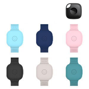 Precio más bajo, funda <span class=keywords><strong>AirTag</strong></span> flexible, correa de reloj de silicona ligera para Tile by Life 360 Mate, soporte para correa de pulsera para niños - Product Image 2