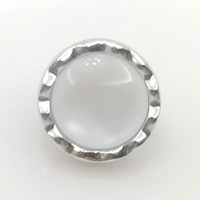 Oeil de chat rond petits boutons en plastique Double patchwork cousus à la main boucle d'accessoires vestimentaires de haute qualité