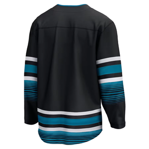 Großhandel Mode Individuelles Team-Name Eishockey-Trikot Übergroßes Sublimiertes Eishockey-Uniform Blanko Sportbekleidung für Herren - Product Image 5