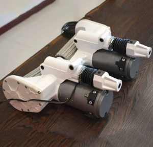 Moteur à engrenages 12V 24V DC 300W 350W couple élevé grande brosse de commutation caractéristiques antidéflagrantes pour appareils de levage <span class=keywords><strong>caravane</strong></span> Mover - Product Image 3