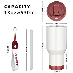 Vente chaude Hommes et Femmes Moderne En Acier Inoxydable Thermos Tasse avec Corde De Levage Logo Personnalisé Creative Voiture Café Voyage Tasse - Product Image 2