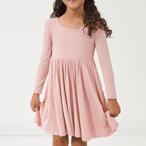 OEM &amp; OEM Baby Girls <strong>Chevron</strong> Pointing <strong>Dress</strong> Summer Bamboo Viscose Princess Cotton Children's <strong>Dress</strong> Infant Birthday Party <strong>Dresses</strong> - Product Image 5