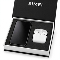 Boîte cadeau personnalisée pour téléphone, accessoires pour écouteurs, boîte rigide avec fermeture magnétique, insert en EVA, emballage électronique de luxe, OEM