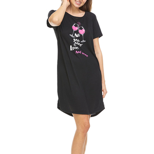 Moda <span class=keywords><strong>Sexy</strong></span> abbigliamento da <span class=keywords><strong>notte</strong></span> morbido stampato camicie da <span class=keywords><strong>notte</strong></span> per le donne vestito da sonno Casual personalizzato progettato per le donne camicie da <span class=keywords><strong>notte</strong></span> - Product Image 3