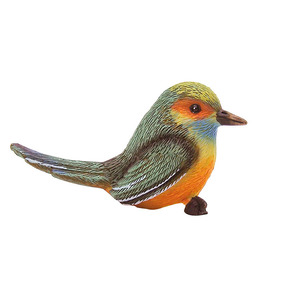 Estante colorido con figuras de pájaros sentados y una figura de cola azul para decoración del hogar - Product Image 4