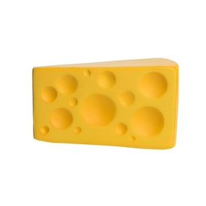 Pelota Antiestrés de Espuma con Forma de Queso Amarillo, Personalizable con Logotipo, Juguete para Aliviar el Estrés - Product Image 6