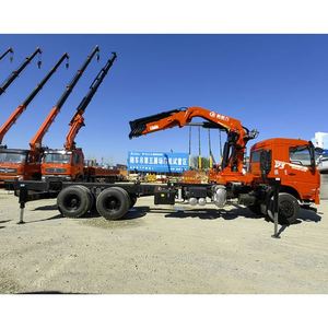 รถบรรทุกติดเครนขนาดใหญ่ Dongfeng D3 6x4, เครนแขนพับได้ 16 ตัน สำหรับงานจัดสวนและยกของ - Product Image 5