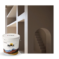 Revêtement liquide micro-ciment Yile, respectueux de l'environnement, 15 m² de couverture pour murs et sols, utilisation intérieure/extérieure, application au spatule
