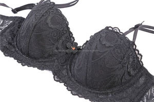 Multifunzionale Ladi Mezza Coppa Del <span class=keywords><strong>Reggiseno</strong></span> E Slip Set Donna Sexy Pizzo Del <span class=keywords><strong>Reggiseno</strong></span> - Product Image 3