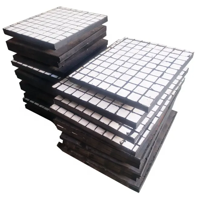 Износостойкие резиновые керамические плитки/глиноземная керамическая подкладка